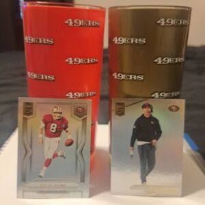 49ers Tumblers & 2 Cards